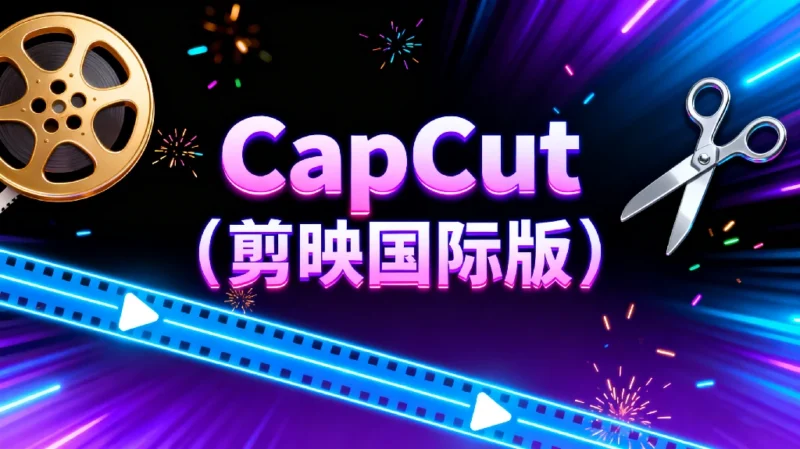 国内版剪映要收费！直接使用国际版真香！----CapCut（国际版）-资源速享