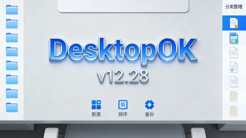 最强电脑桌面整理术，一键整理，还能自定义布局-资源速享